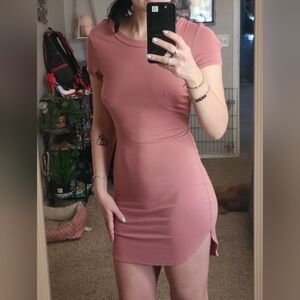 Pink Bodycon Dress